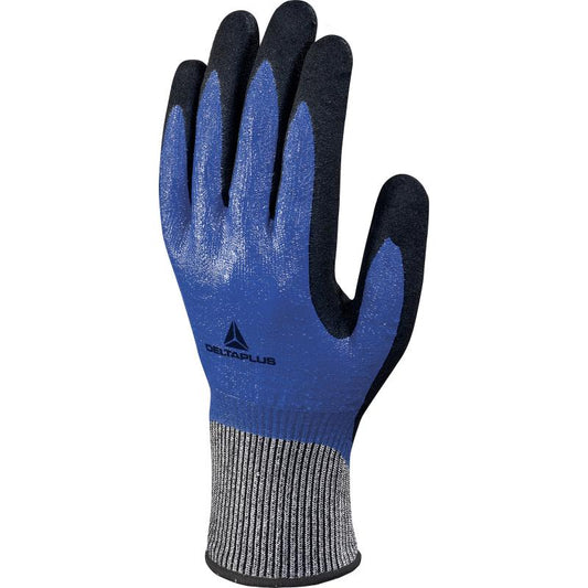 CUT RESISTANT DOUBLE NITRIL COATED GLOVES