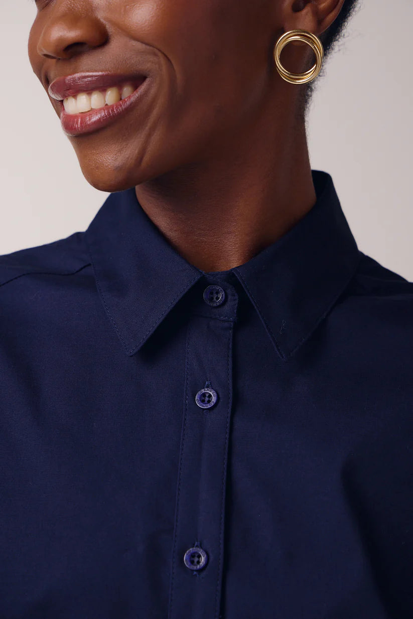 Ladies Short Sleeve Stretch Shirt
