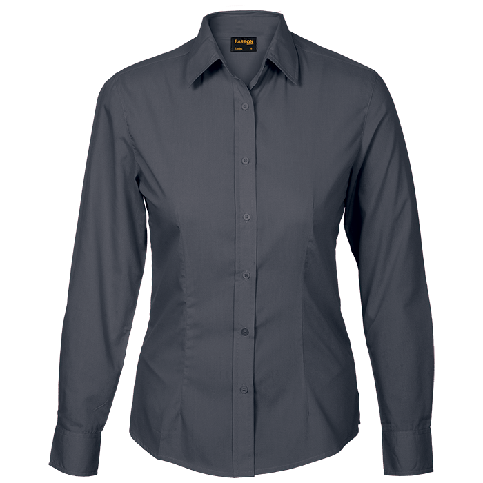 Basic Polycotton Long Sleeve Lounge Shirt