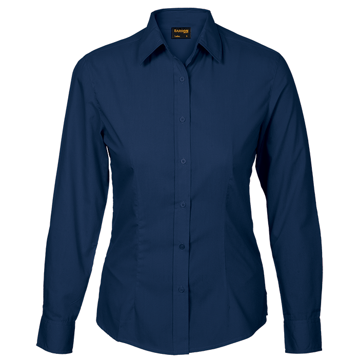 Basic Polycotton Long Sleeve Lounge Shirt