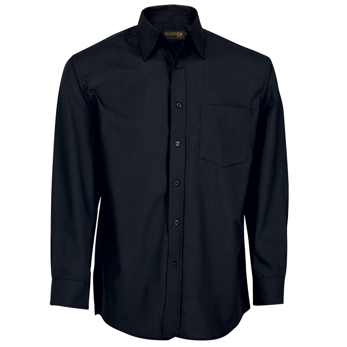 Basic Polycotton Long Sleeve Lounge Shirt