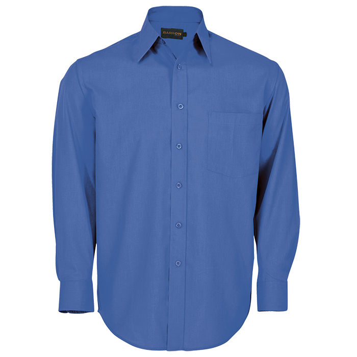 Basic Polycotton Long Sleeve Lounge Shirt