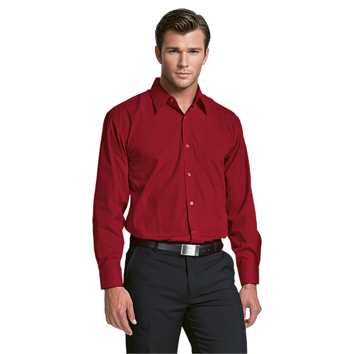 Basic Polycotton Long Sleeve Lounge Shirt