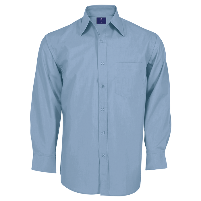 Basic Polycotton Long Sleeve Lounge Shirt