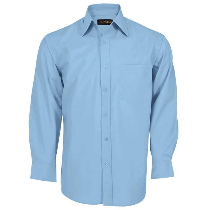 Basic Polycotton Long Sleeve Lounge Shirt