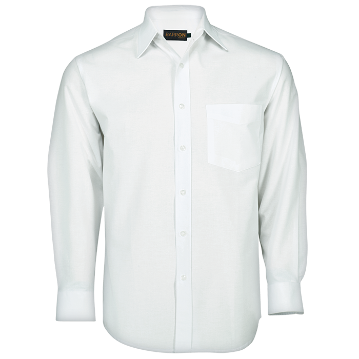 Basic Polycotton Long Sleeve Lounge Shirt
