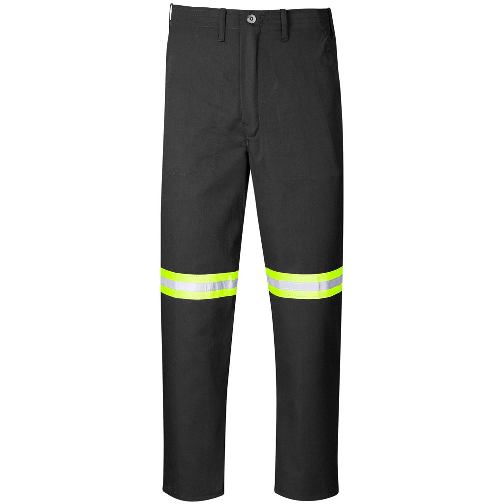 Polycotton Pants - Reflective Legs - Yellow or Orange Tape