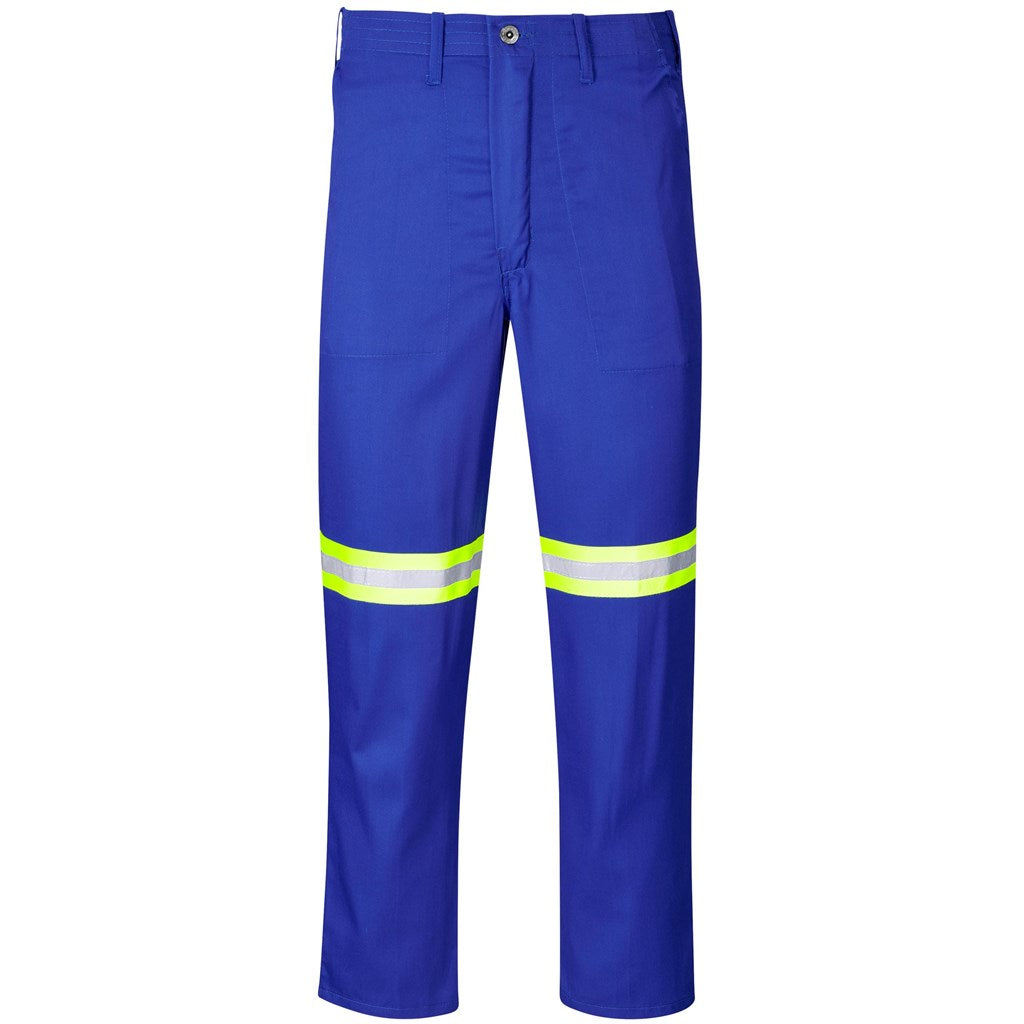 Polycotton Pants - Reflective Legs - Yellow or Orange Tape