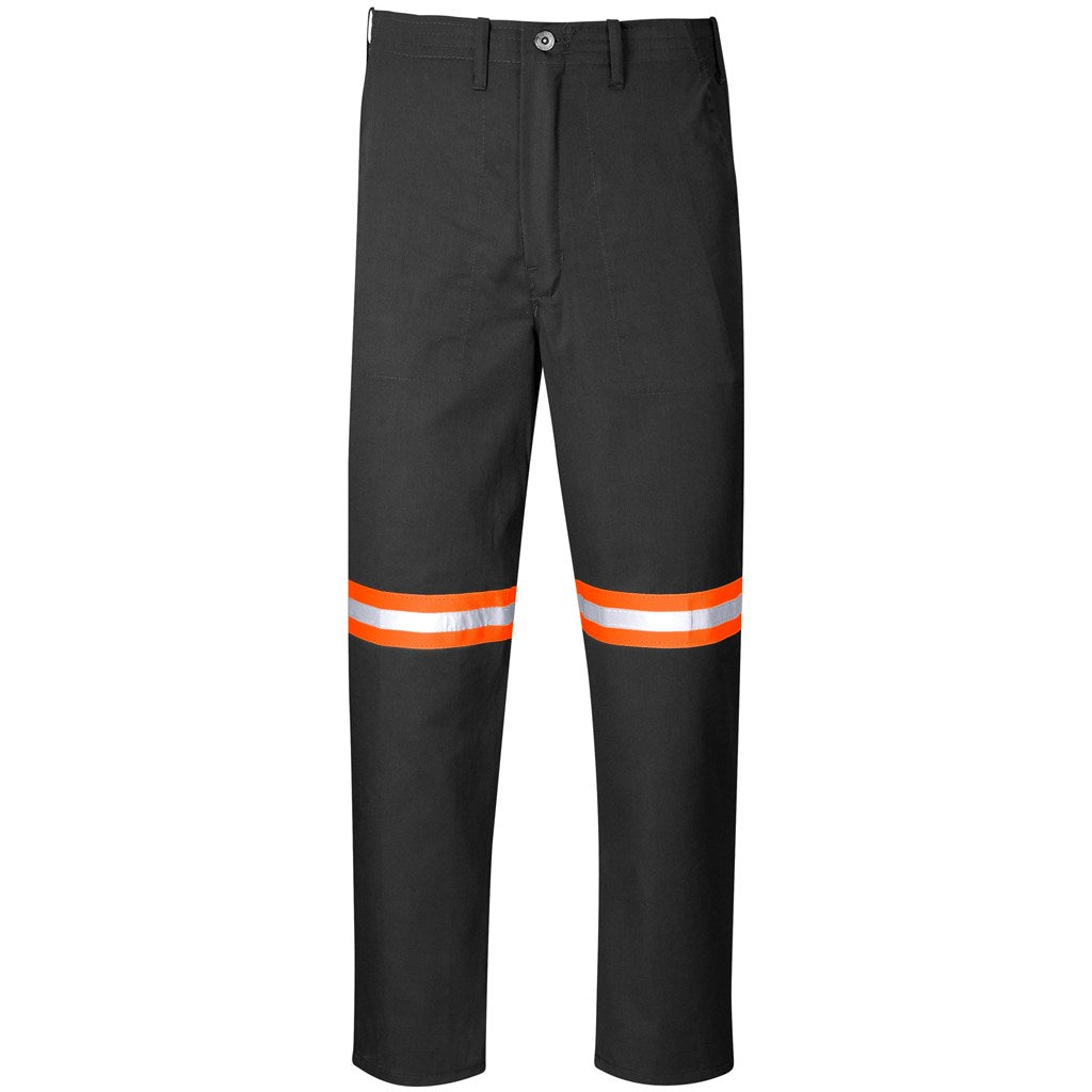 Polycotton Pants - Reflective Legs - Yellow or Orange Tape