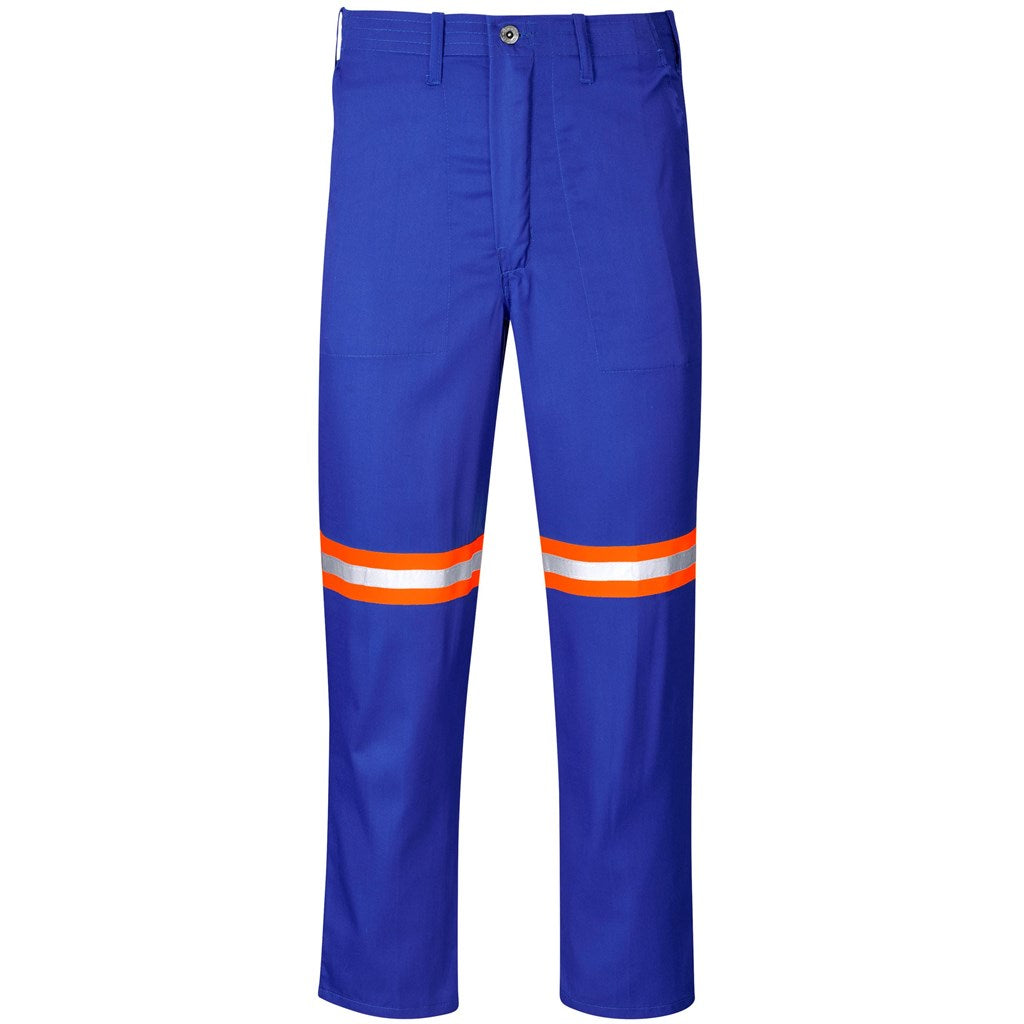 Polycotton Pants - Reflective Legs - Yellow or Orange Tape