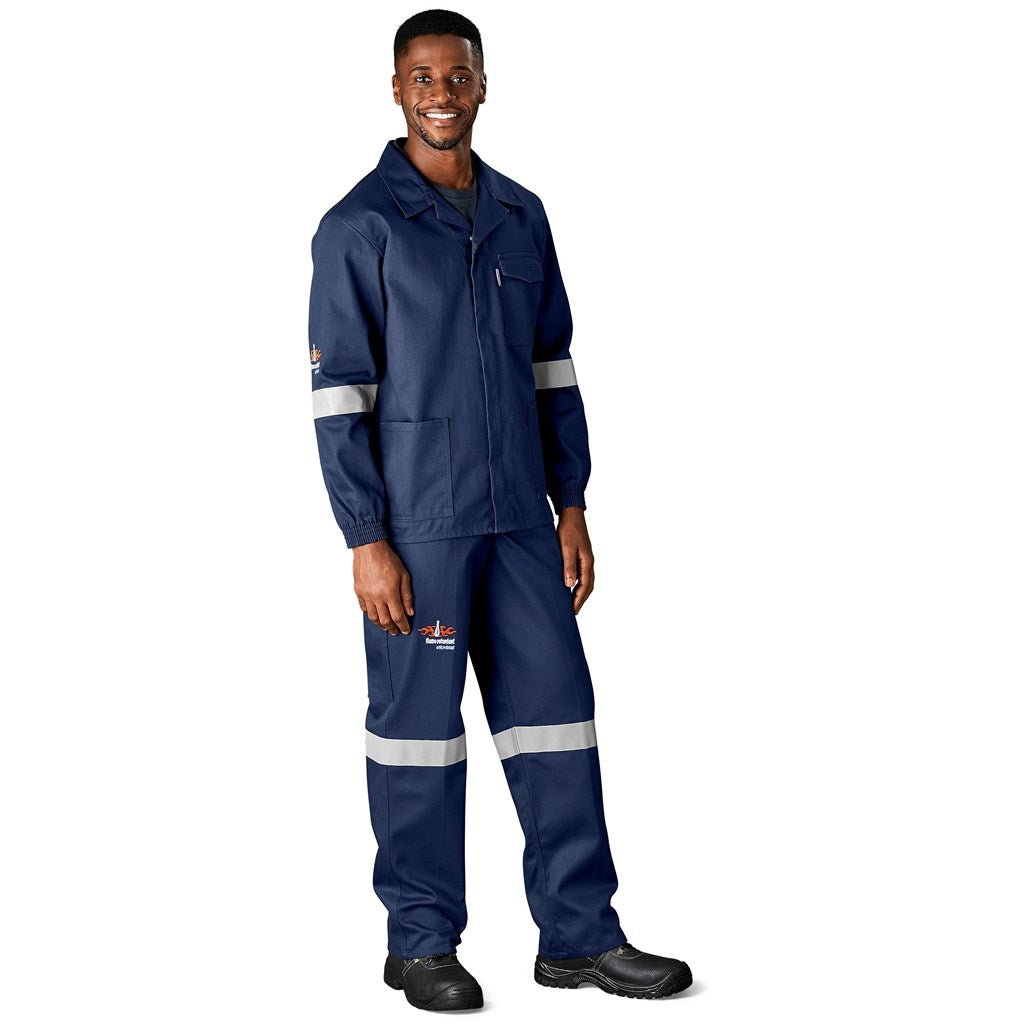 100% Cotton Conti Suit - Silver Reflective Arms & Legs
