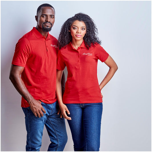 Mens and Ladies 100% Cotton Cardinal Golf Shirt