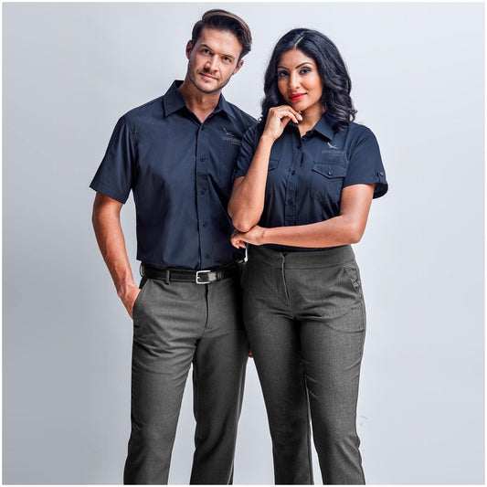 Mens and Ladies Short Sleeve Kensington Shirt