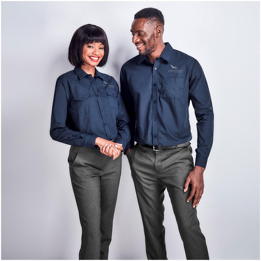 Mens and Ladies Long Sleeve Kensington Shirt