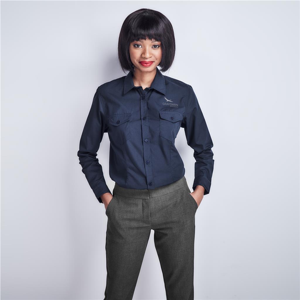 Mens and Ladies Long Sleeve Kensington Shirt