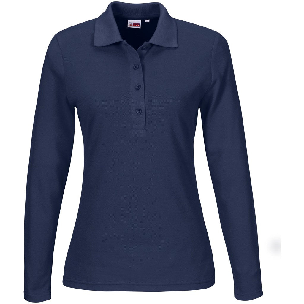Mens and Ladies Long Sleeve Elemental Golf Shirt