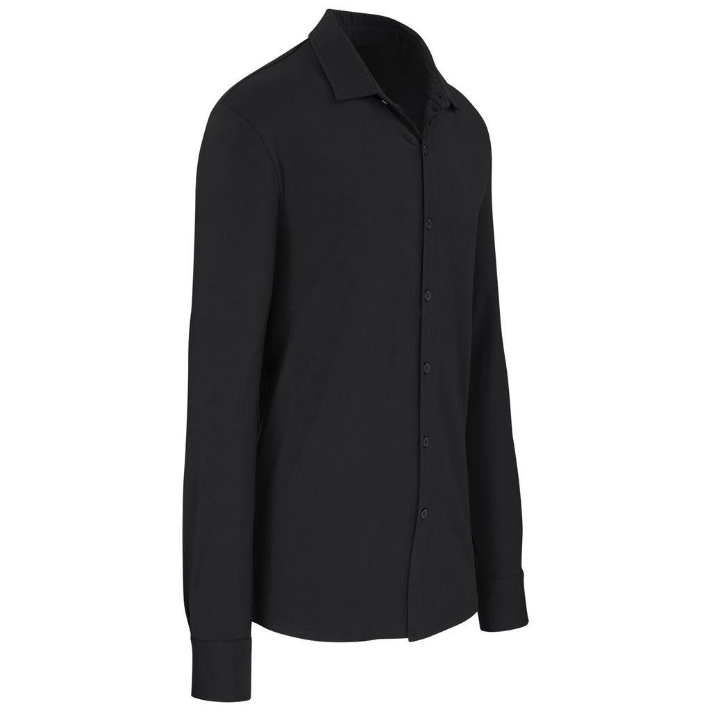 Long Sleeve Alex Varga Cronus Knitted Shirt