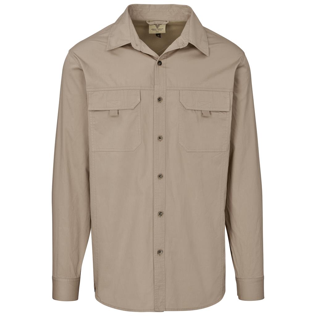 Mens and Ladies Long Sleeve Mawenzi Twill Shirt