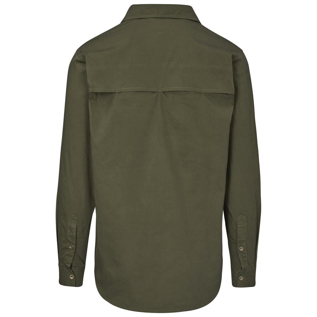 Mens and Ladies Long Sleeve Mawenzi Twill Shirt