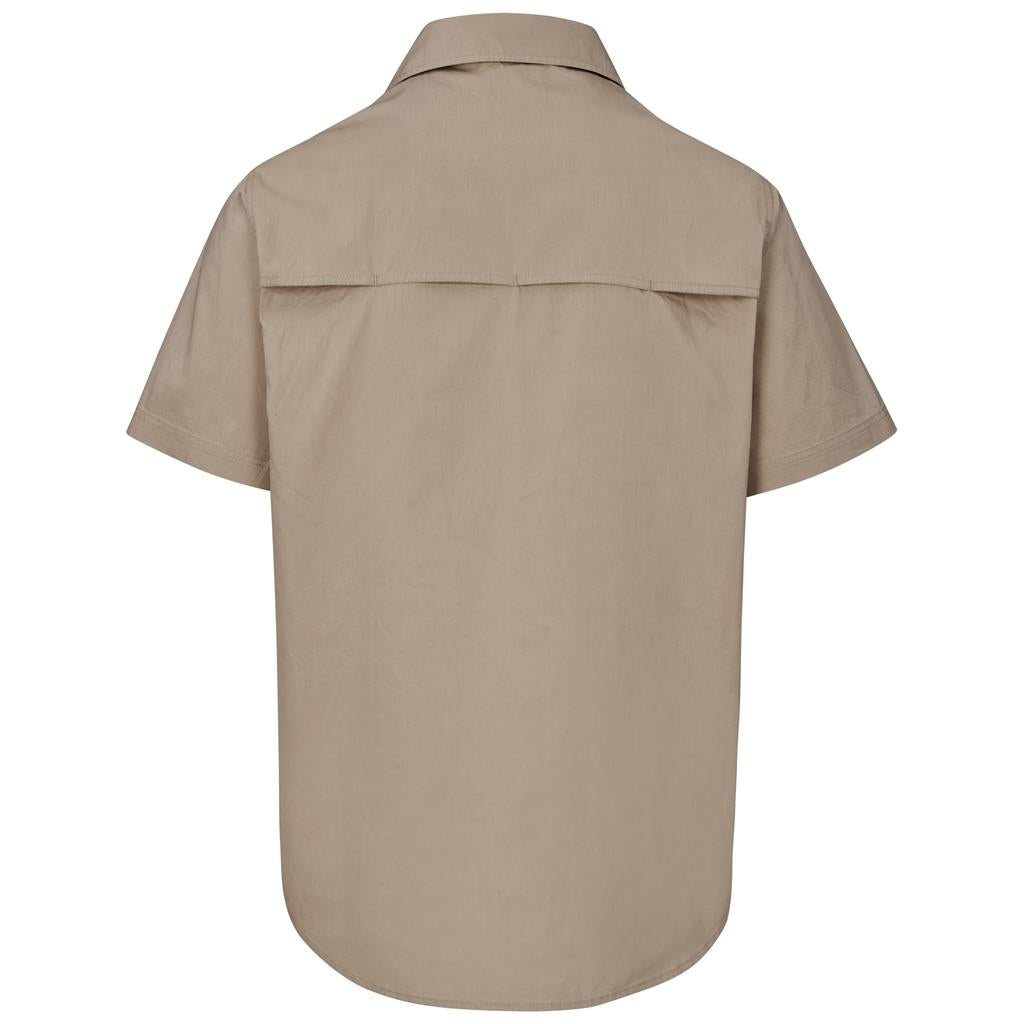 Mens and Ladiies Short Sleeve Mawenzi Twill Shirt