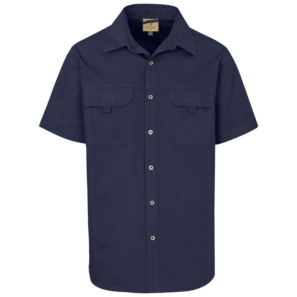 Mens and Ladiies Short Sleeve Mawenzi Twill Shirt