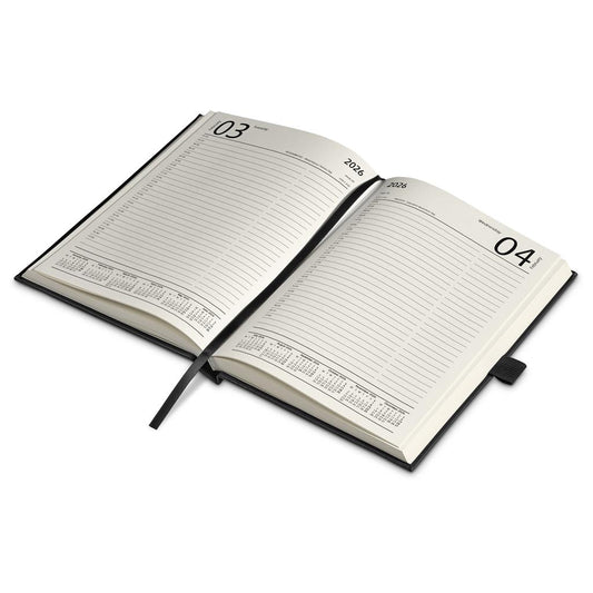 Advantage A5 2026 Diary - MINIMUM 20 Units. Price Includes 1 Colour Screen Print