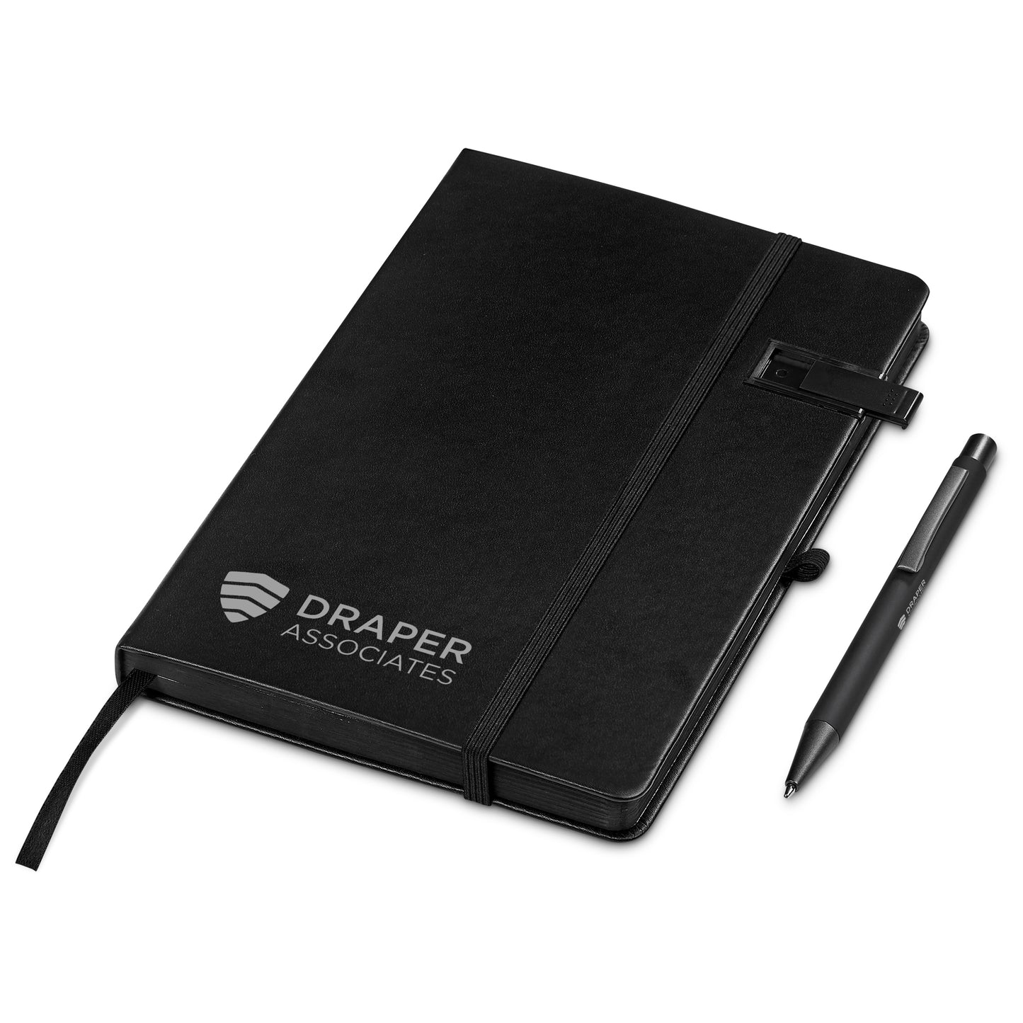 Billenium Flash Drive Notebook & Pen Set - 8GB
