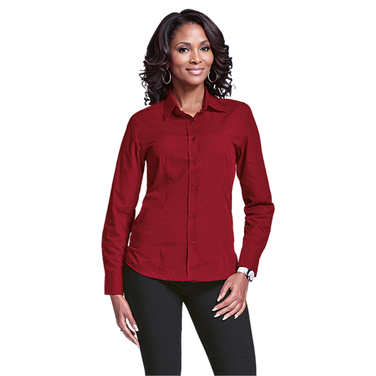 Basic Polycotton Long Sleeve Lounge Shirt