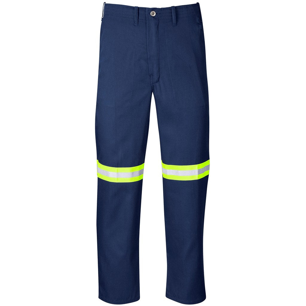Polycotton Pants - Reflective Legs - Yellow or Orange Tape