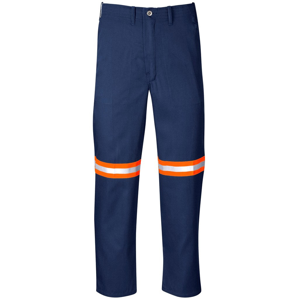 Polycotton Pants - Reflective Legs - Yellow or Orange Tape