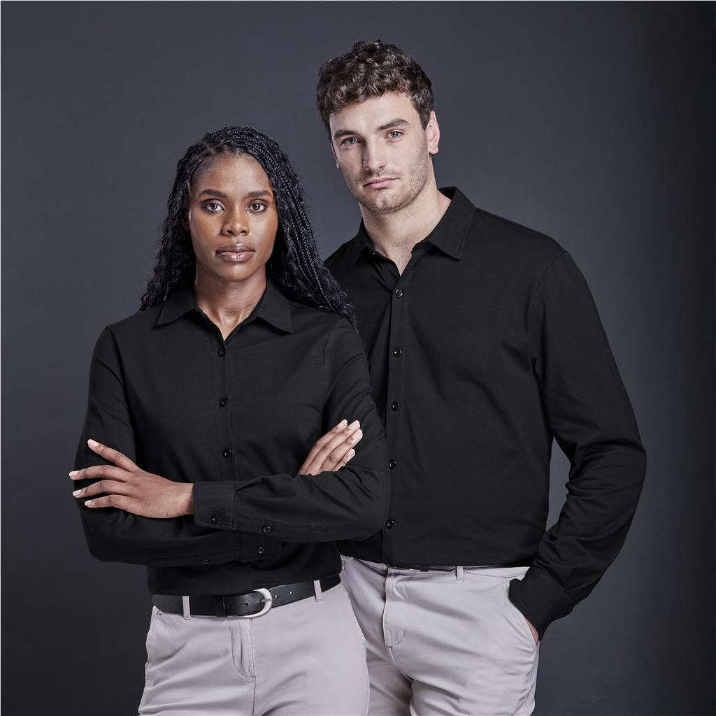 Long Sleeve Alex Varga Cronus Knitted Shirt