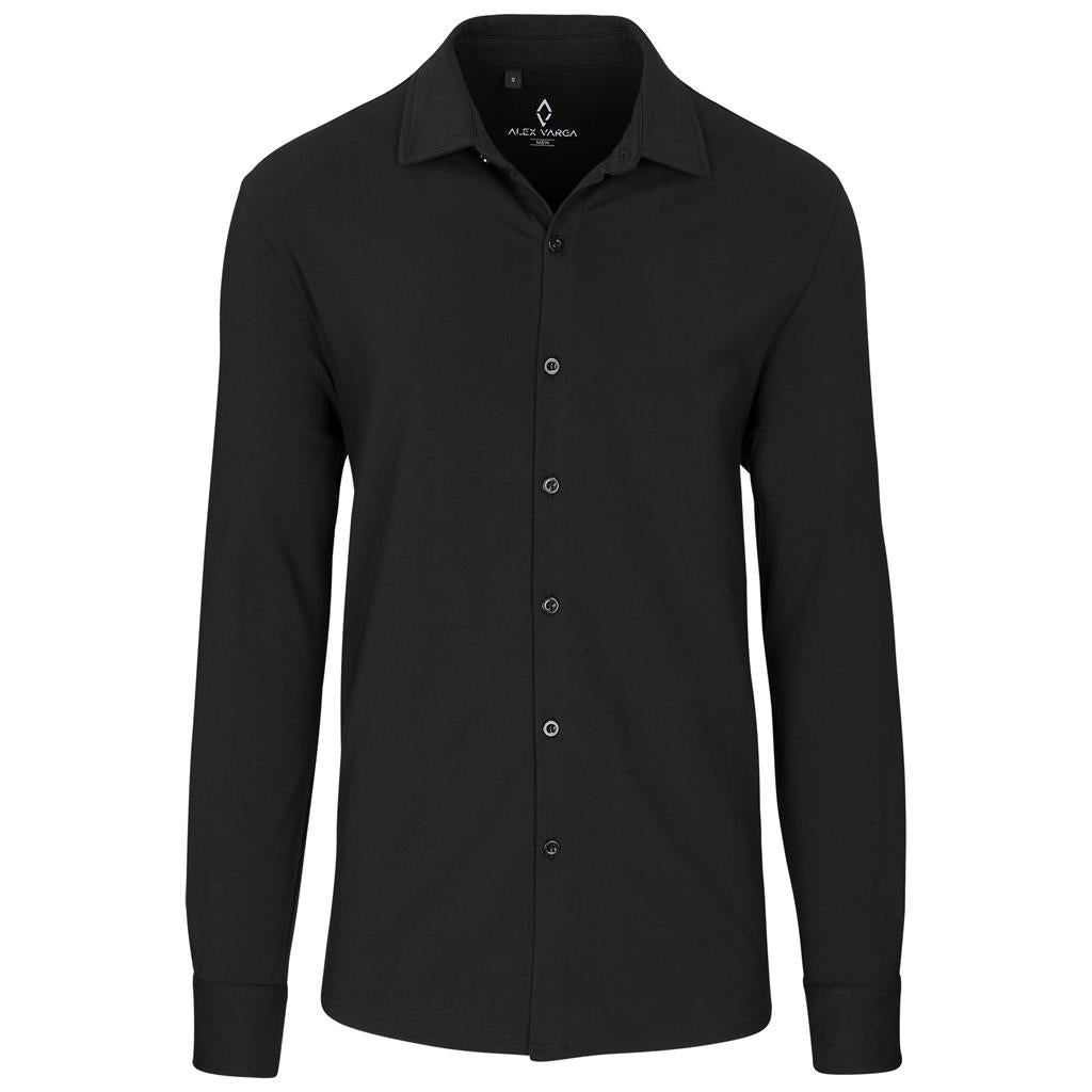 Long Sleeve Alex Varga Cronus Knitted Shirt