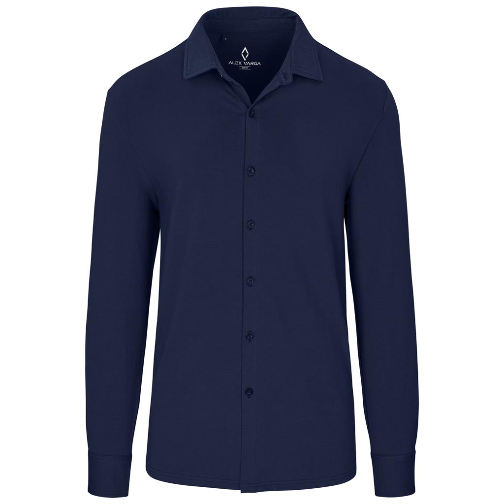 Long Sleeve Alex Varga Cronus Knitted Shirt