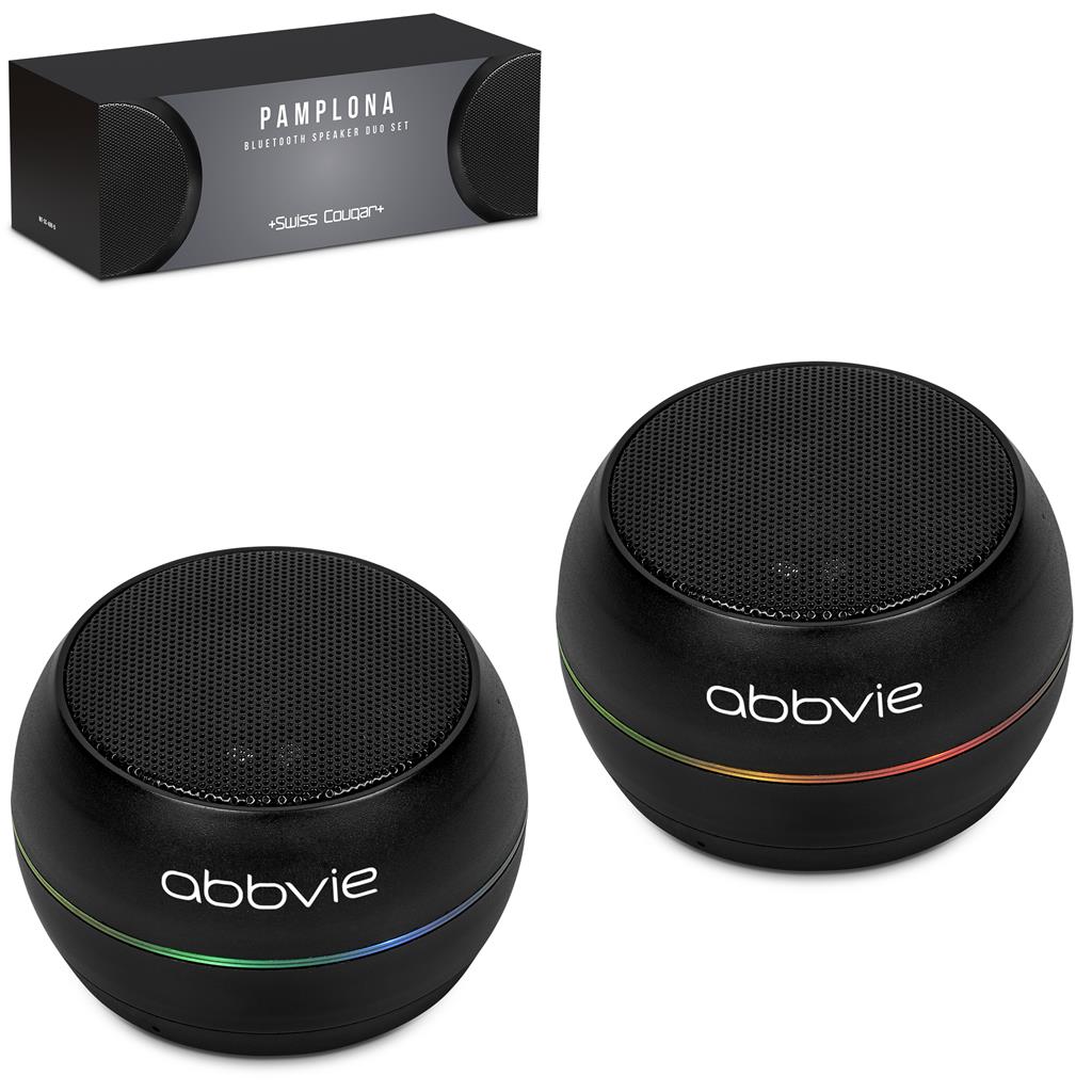 Pamplona Bluetooth Speaker Duo Set