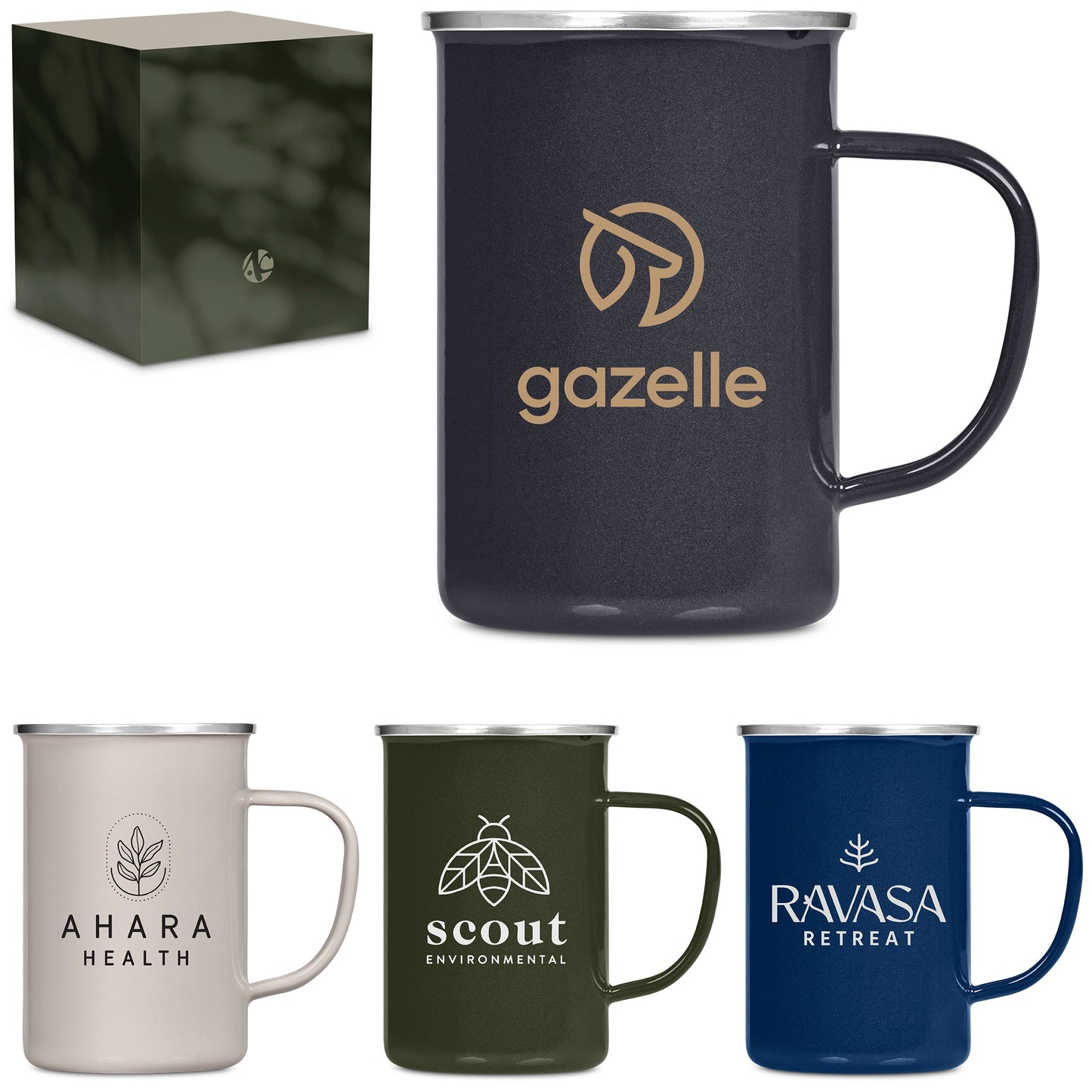 Andy Cartwright Satara Enamel Coffee Mug – 600ml