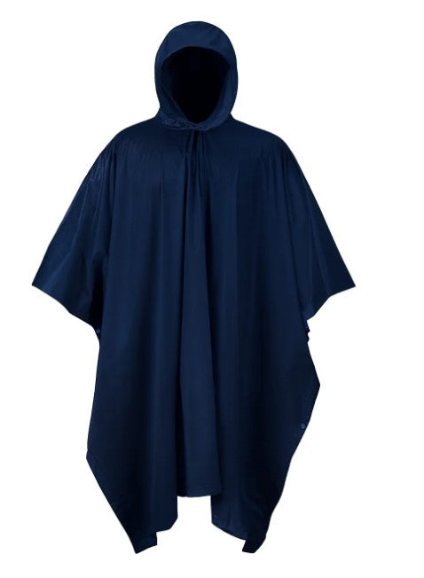 Rubberized Poncho Black