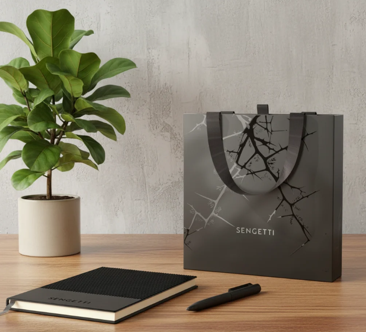 Sengetti Ribbed Pen and Notebook Gift set by Andy Cartwright